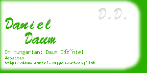 daniel daum business card